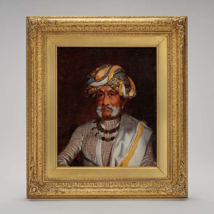 Portrait of Maharaja Mummadi Krishnaraja Wodeyar of Mysore
